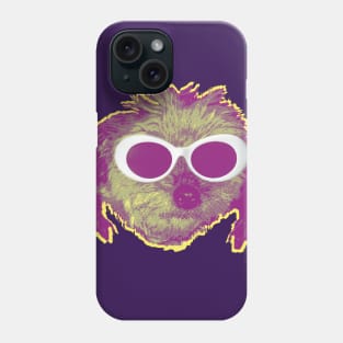 Grunge Poodle Purple Phone Case