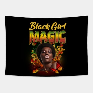 Black Girl Magic, Beautiful Black Woman, Black women, Black Queen Tapestry