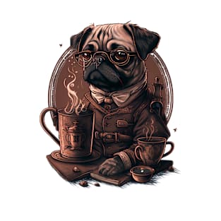 Pug and coffee T-Shirt