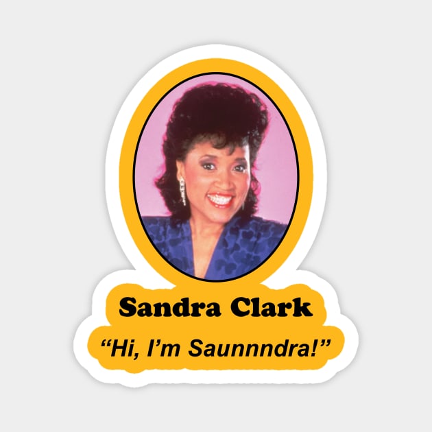 227 Sandra Magnet by The Wayback Chronicles