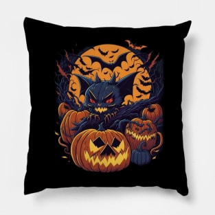 halloween pumpkins Pillow