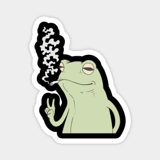 FROG SMOKING Magnet