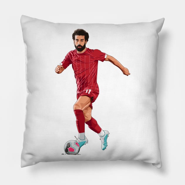 Mohamed Salah Pillow by Ades_194