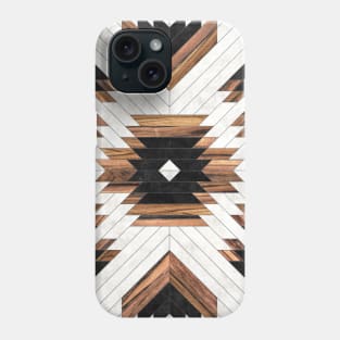 Urban Tribal Pattern No.5 - Aztec - Concrete and Wood Phone Case