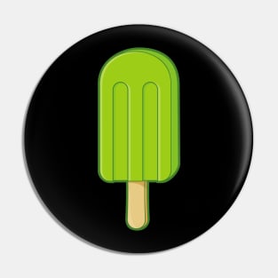 Lime Ice Cream Stick Pin