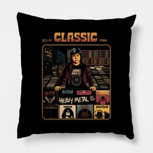 Vinyl record store "Metalhead Archaeology" Pillow