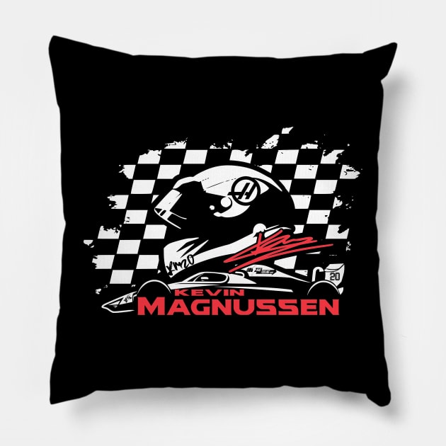 #20 Fan Checkered Flag Pillow by Lifeline/BoneheadZ Apparel