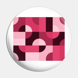 Pink Geometric Pin