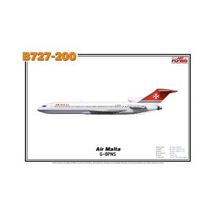 Boeing B727-200 - Air Malta (Art Print) T-Shirt