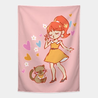 Retro kawaii Tapestry