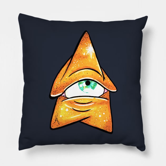 The Cosmic Mushroom Pillow by Lisastle