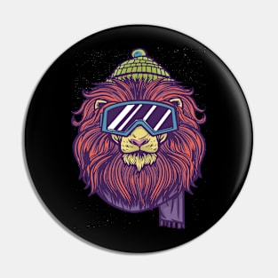 Cool Lion Head Pin