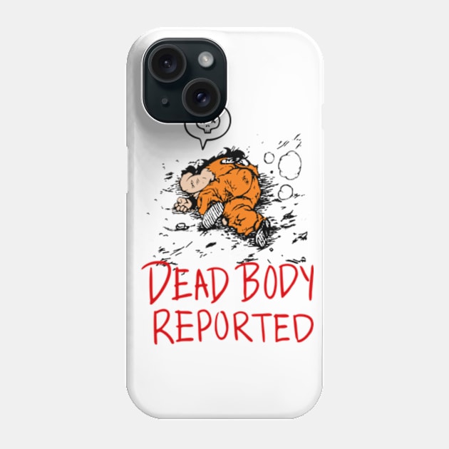 Yamcha Dead Body Reported Among Us Phone Case by kaitokid