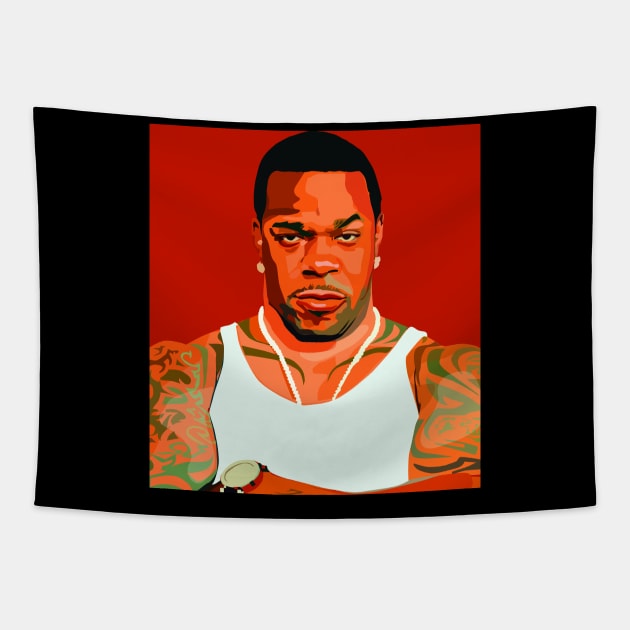 Busta Rhymes Tapestry by PulsePeople