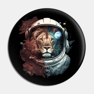 space lion Pin