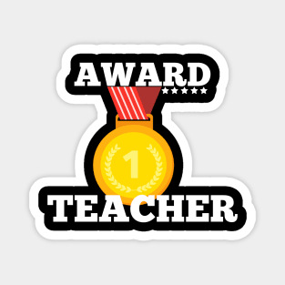 Award Trophy Best teacher i love my teacher gift Magnet