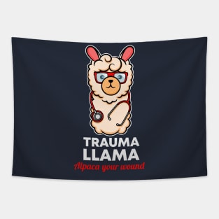 Alpaca Wound Llama Nurse Medicine Doctor gift idea present Tapestry