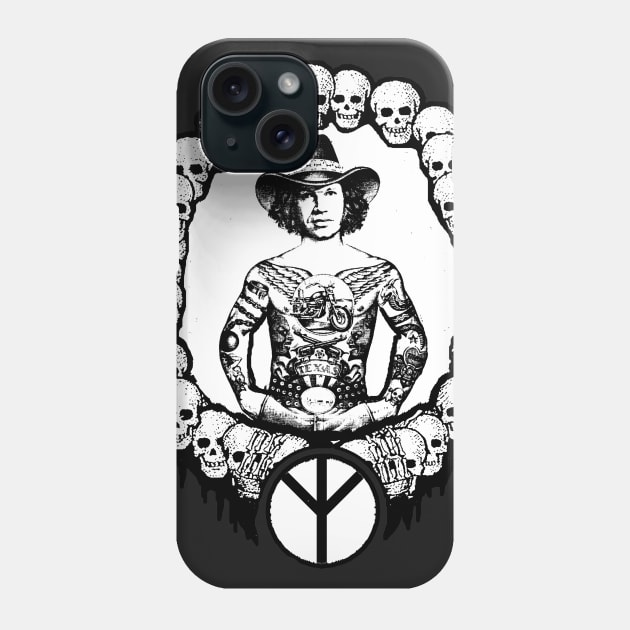 DAVID ALLAN COE- (RUSSIAN CRIMINAL) TATTOO Phone Case by SpaceWasteATL