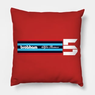 Brabham F1 Alfa Romeo Retro Design Niki Lauda Pillow