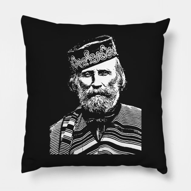 Giuseppe Garibaldi-2 Pillow by truthtopower