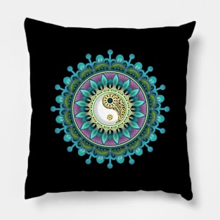 Mandala Circle Geometric Pillow