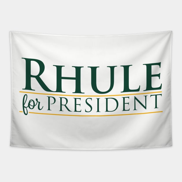 Rhule For President Tapestry by Parkeit