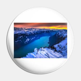 WINTER ALPINE LAKE Pin