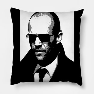 Jason Statham (pop art) Pillow