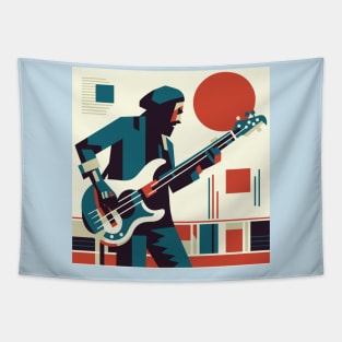 Cubist Bassman Tapestry