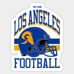 Decal 6x6 NFL LA Rams Home State SB LVI Champs - The Locker Room of Downey