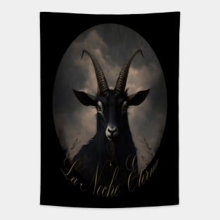 Eternal Night Dark Goat Tapestry