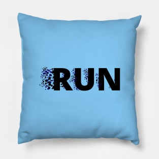 Run Art Pillow