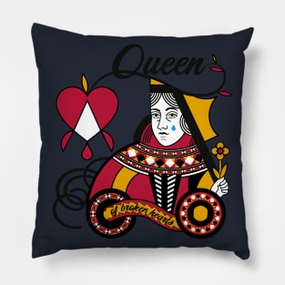 Queen of Broken Hearts Pillow