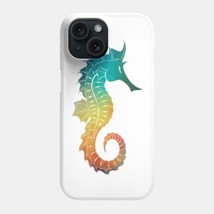 Rainbow seahorse Phone Case