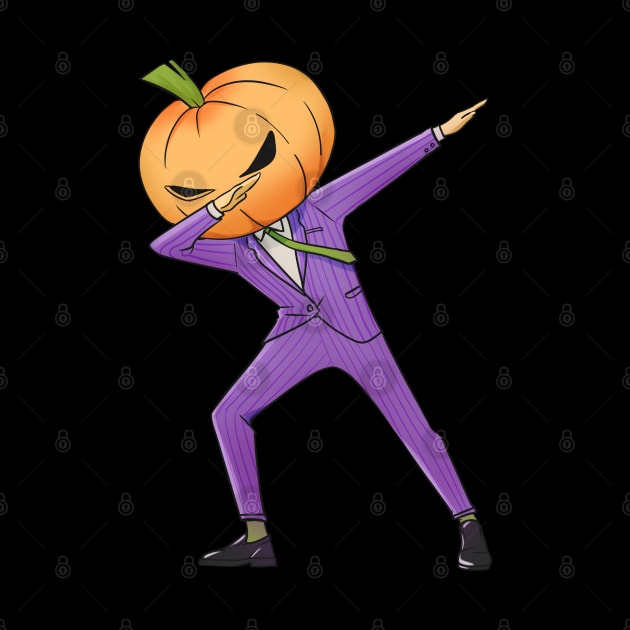 Dabbing Jack o Lantern Halloween by souw83