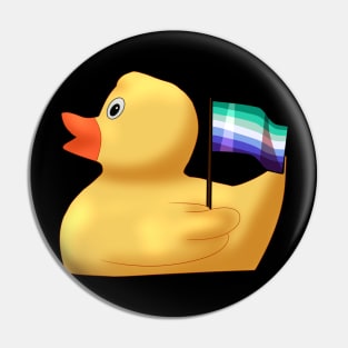 Proud Gay Rubber Duck Pin