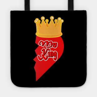 Queen & King Valentines Day for Him Tote