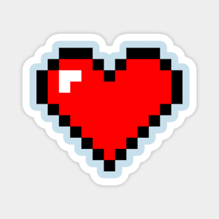 pixel heart Magnet