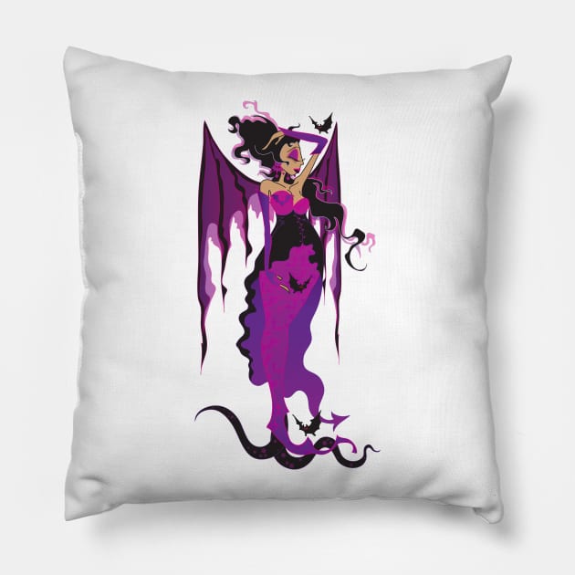 Lilith Pillow by The Cuban Witch