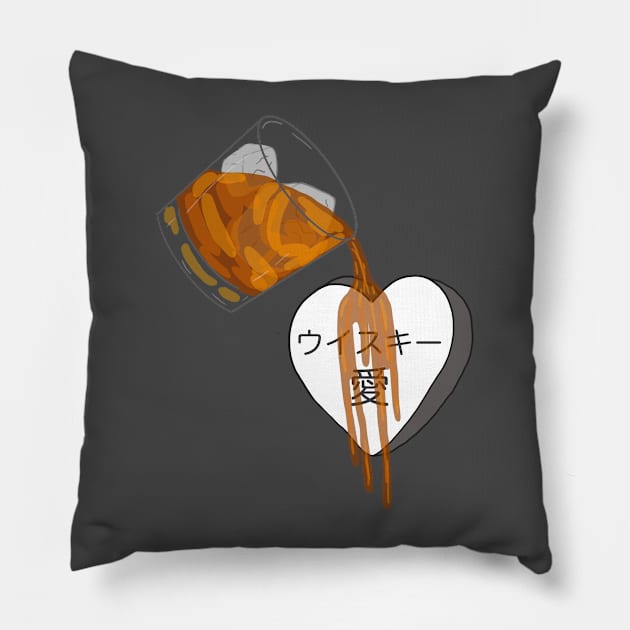 Whisky My Love Pillow by Marinaaa010