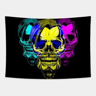 Tri-Portrait Skull - DS2 Tapestry