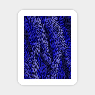 Aboriginal Art - Sea Grass Blue Magnet