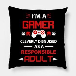 Yes I Play Games Pillow