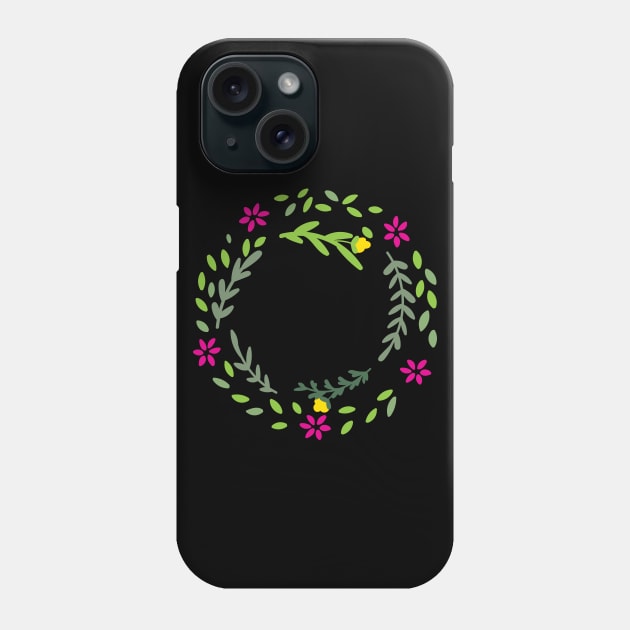 Flower Art Phone Case by Hastag Pos