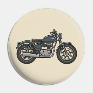 A classic motorcycle Pin