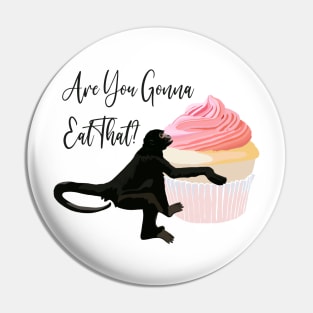 Cupcake Monkey Pin