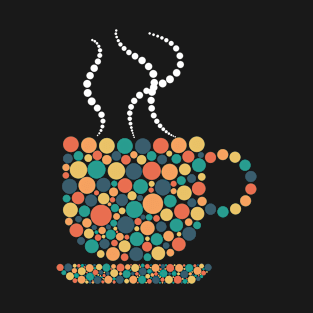 Aesthetic Coffee Cup Silhouette T-Shirt