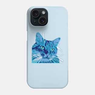 Onion the Blue Cat Phone Case