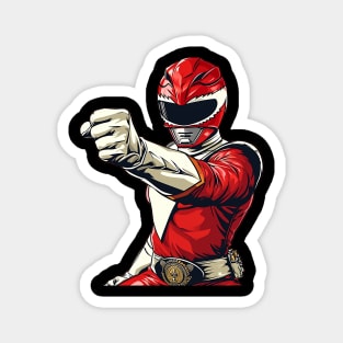 red ranger Magnet