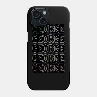 George Name Pattern Phone Case